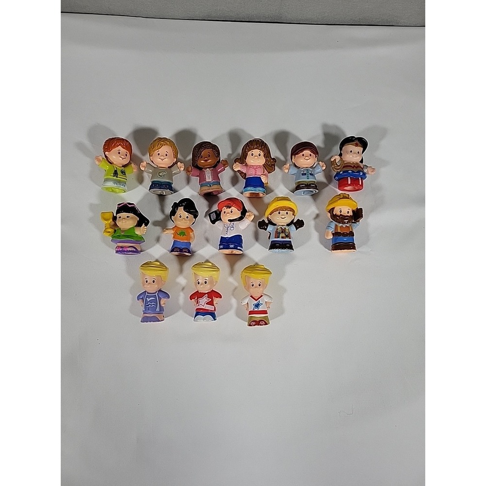 Fisher Price Little People LOT of 14 Random Toy Bundle Helpers Kids Family
